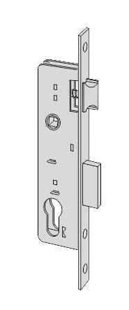 zamek zasuwkowy Cisa na klamkę