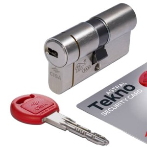 Wkładka patentowa podwójna CISA TEKNO PRO
