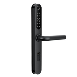 Zamek szyfrowy, na kartę zbliżeniową, biometryczny SmartLock  30mm czarny z regulowaną wkładką